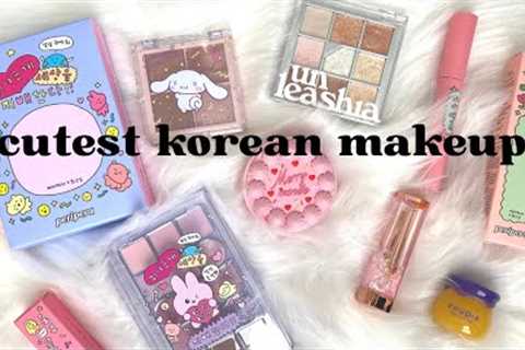 Cute Korean Makeup Products from YesStyle - Haul and ASMR review with coupon code 2023
