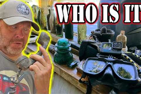 Scuba Diving for Treasures: Discovering Old Bottles and a Vintage Phone!