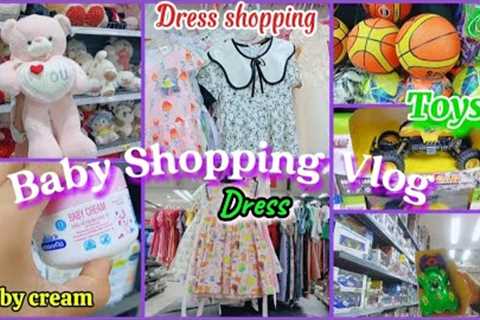 Baby Shopping Vlog | Dress Shopping Vlog | New Born Baby Shopping Vlog #toys #babycream