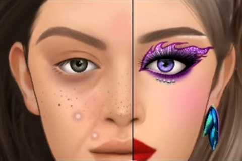 ASMR SKINCARE ASMR || TRANSFORMATION OF SEXY MODEL ||