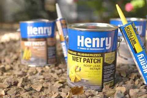 Henry: How to Choose the Right Henry® Wet Patch® Roof Leak Repair Sealant