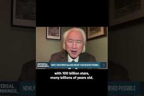 Weird, large early galaxies found by the James Webb Space Telescope #shorts