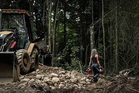 Clearing Our Land to Build Our Own MORTGAGE FREE HOME | Full ICF Home-Build #1