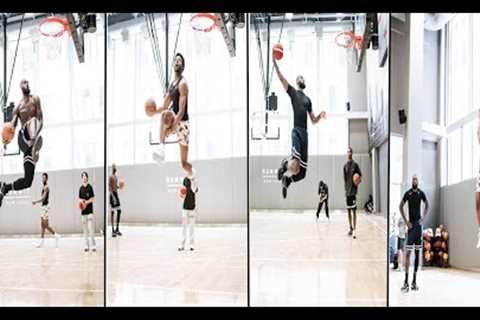 LEBRON JAMES INTENSE OFFSEASON WORKOUT WITH HIS SONS BRONNY &amp; BRYCE AHEAD OF TOMORROWS NBA..