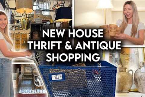 NEW HOUSE THRIFT &amp; ANTIQUE SHOP WITH ME + HAUL