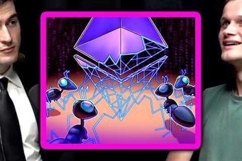 How Ethereum will scale 10,000-fold using sharding and rollups | Vitalik Buterin and Lex Fridman