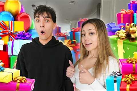 SURPRISING MY BOYFRIEND WITH 24 GIFTS FOR HIS 24TH BIRTHDAY!