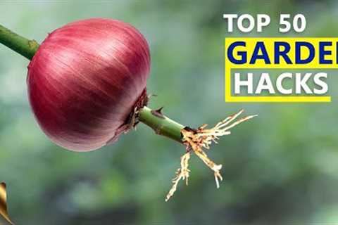 MY TOP 50 SECRET GARDENING IDEAS &amp; HACKS FOR BEGINNERS AND EXPERTS | GARDEN SECRETS
