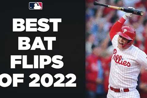 BEST bat flips of 2022!! (Yordan, Acuña, and more!!)