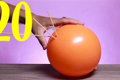 20 AMAZING SCIENCE EXPERIMENTS TO DO AT HOME! Compilation