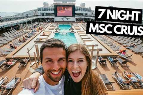 7 Night Cruise to Spain, Italy &amp; France! | MSC Grandiosa Full Ship Tour (his first cruise ever!)