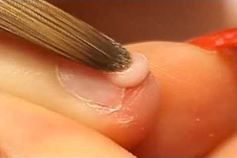 How to Apply Acrylic Nails on Short Bitten Nails Tutorial Video by Naio Nails