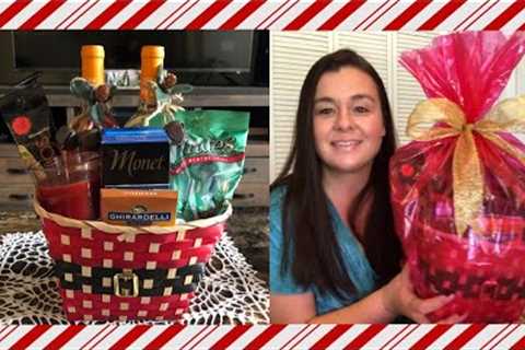 Wine gift basket on a budget| affordable any occasion /Christmas gift basket