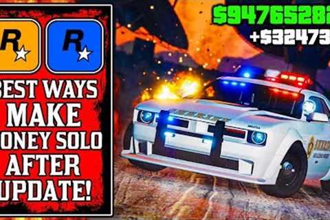 It's Secretly LUCRATIVE.. BEST WAYS To Make Money SOLO After UPDATE in GTA Online (GTA5 Fast Money)
