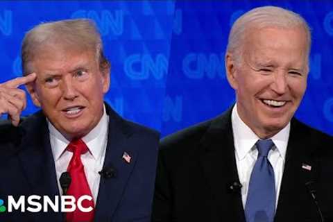 Biden and Trump argue over age and golf swings during 2024 presidential debate