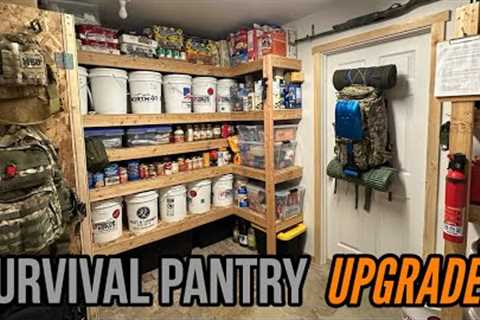 Survival / Prepper Pantry upgrades! Minuteman Gun Cabinet #shtf #bugoutbag #bugoutgear