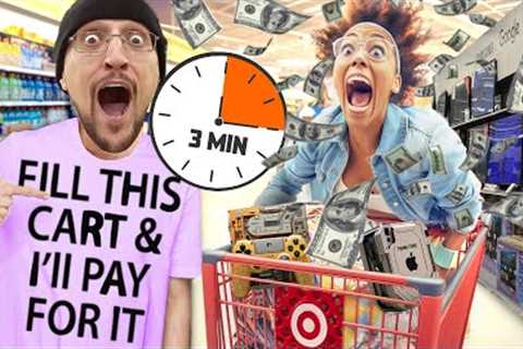 Surprising Strangers with Shopping Spree @ Walmart  (FV Family Fill a Cart Challenge)