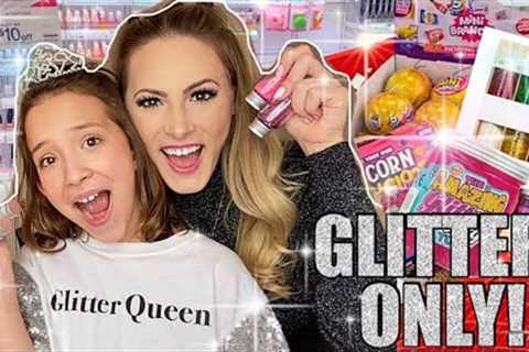 NO BUDGET ✨GLITTER ONLY✨ SHOPPING SPREE!