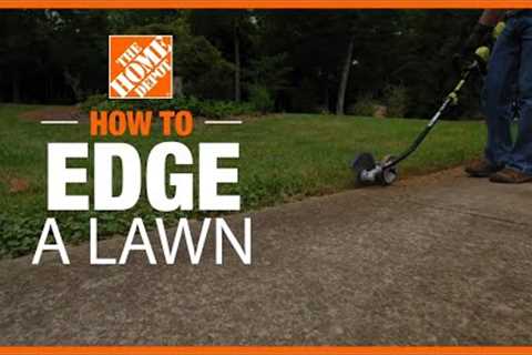 How to Edge a Lawn | The Home Depot