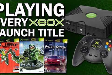 PLAYING EVERY XBOX LAUNCH GAME