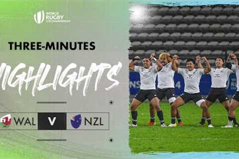 Simply INCREDIBLE | Wales v New Zealand | World Rugby U20 Championship Match Highlights