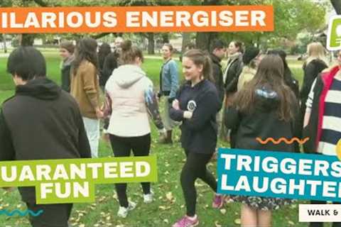 Fun Team-Building Game - Walk &amp; Stop ENERGISER to Inspire Listening &amp; Reflex Skills |..