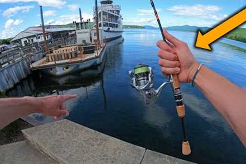 Ultralight Fishing For Whatever Bites In Lake George New York!