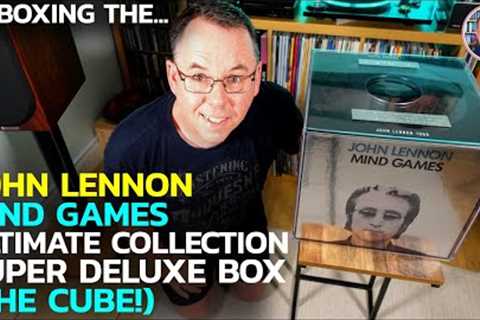 John Lennon MIND GAMES Super Deluxe Unboxing (The Cube!)