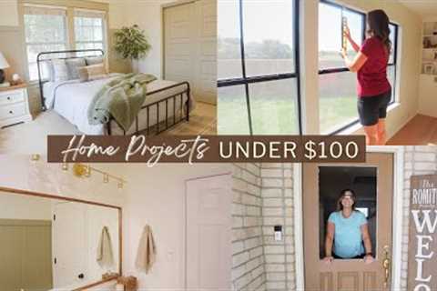 HOME PROJECTS UNDER $100 THAT MAKE A BIG IMPACT