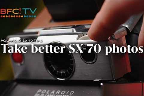 How to take better photos on the Polaroid SX-70 - Lighting tips, exposure controls, &amp;..