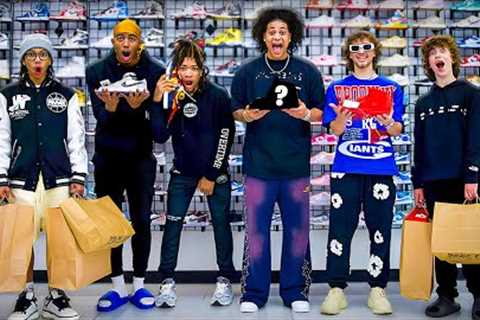 I WENT SNEAKER SHOPPING WITH MY AAU TEAM!