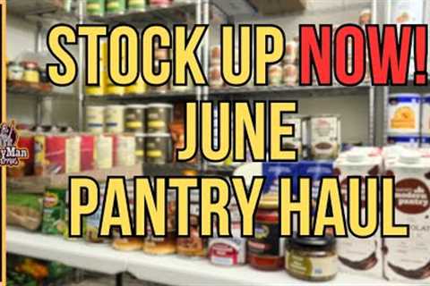 Prepper Pantry Food Haul | Stocking My Pantry