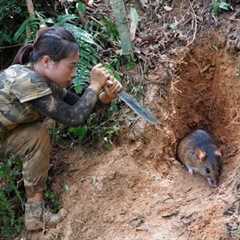 skills, digging and catching bamboo rats, making doors for new shelters, survival alone