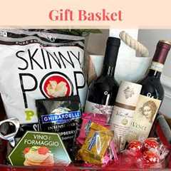 How To Make A Wine Gift Basket DIY {Homemade Gifts, Easter Basket Ideas, Christmas Gifts}