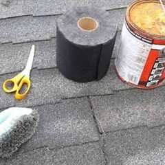 How to repair a leaky asphalt shingle roof