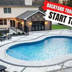 Our BIGGEST Backyard Makeover EVER! Pool, Patio, Addition, and MORE!