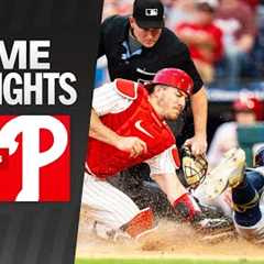 Brewers vs. Phillies Game Highlights (6/3/24) | MLB Highlights
