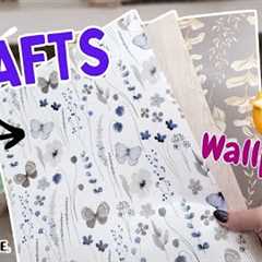 Beginner Friendly Crafts and Hacks Using Dollar Tree Wallpaper! FUN New DIY Ideas for Your Home!