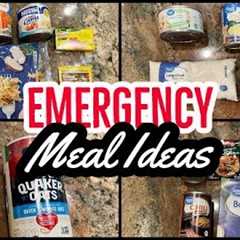 EMERGENCY FOOD STORAGE AND PREP// EASY MEALS FROM SHELF STABLE INGREDIENTS