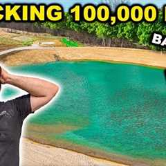 Stocking 100,000 FISH in My BACKYARD Pond!!! (Surprise Catch Clean Cook)