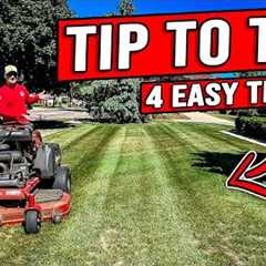 How To Get Perfect Lawn Stripes GUARANTEED! [How To Tutorial]