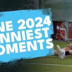 Whiffs, Slips & Dives | Funniest Tennis Moments in June 2024