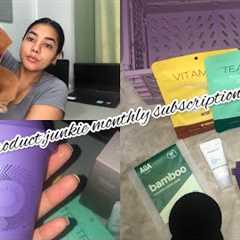 PR UNBOXING KOREAN SKINCARE|| PRODUCT JUNKIE MONTHLY SUBSCRIPTION BOXES|| TRINIDAD YOUTUBER
