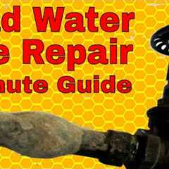Lead Water Line Repair: One Minute Guide!