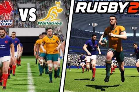 RUGBY 25 EARLY ACCESS - My First Game - France vs Australia - Rugby 25 Gameplay &amp; Commentry..
