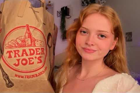 ASMR ~ TRADER JOE’S GROCERY HAUL 🛒🛍️🥞🥗