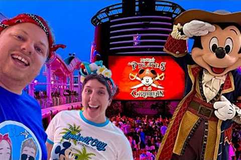 Day Onboard the Disney Fantasy! Pirates Night &amp; Appreciating Small Ship Details!