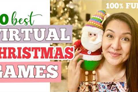 BEST FUN VIRTUAL CHRISTMAS GAMES FOR ALL AGES | Online Holiday Games for the Family | FUN ACTIVITY