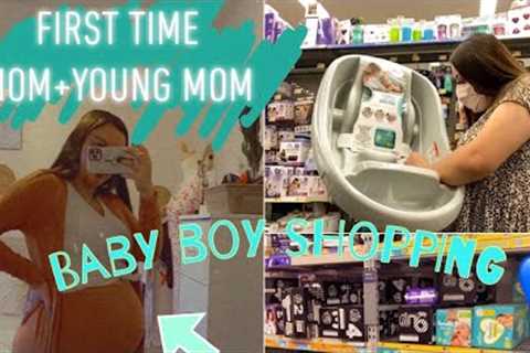A realistic baby shopping for the first time! First time mom+young mom/mini shopping vlog