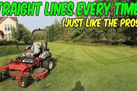 The Secret To STRAIGHT Stripes EVERY TIME!